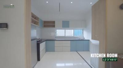 Kitchen Image of 736 Sq.ft 2 BHK Apartment / Flat for sale in Abhinav Pebbles Greenfield, Tathawade Pune for Rs. 9700000