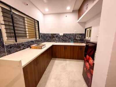 Kitchen Image of 1200 Sq.ft 2 BHK Apartment / Flat for rent in Saket Nagar Indore for Rs. 21000