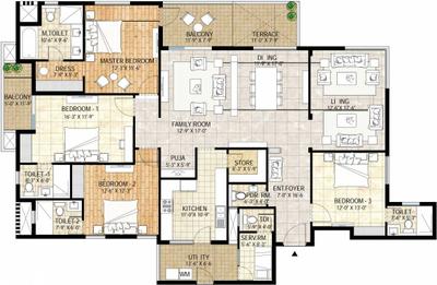 Image of 3640 Sq.ft 4 BHK Apartment / Flat for sale in Adani Water Lily, Vaishno Devi Circle, Ahmedabad for Rs. 32500000