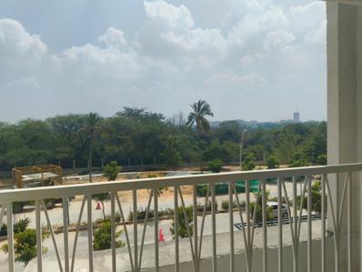 Balcony Image of 1386 Sq.ft 3 BHK Apartment / Flat for rent in Meridian Park at The Prestige City, Dommasandra Bengaluru for Rs. 55000