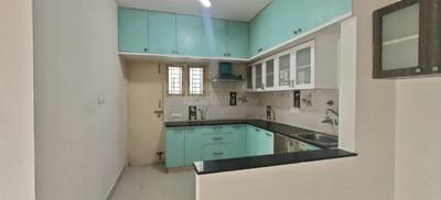 Kitchen Image of 1600 Sq.ft 3 BHK Builder Floor for rent in Kasturi Nagar Bengaluru for Rs. 46000