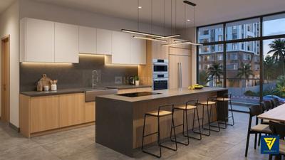 Kitchen Image of 1234 Sq.ft 3 BHK Apartment / Flat for sale in Bhawani Inara, New Town Kolkata for Rs. 16000000