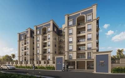 Image of 1241 Sq.ft 3 BHK Apartment / Flat for sale in Lifestyle Le Palais, Porur, Chennai for Rs. 9729000