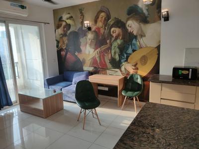 Living Room Image of 685 Sq.ft 1 BHK Apartment / Flat for sale in Sunworld Arista, Sector 168 Noida for Rs. 8600000