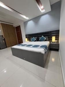 Bedroom Image of 1100 Sq.ft 1 RK Builder Floor for rent in Sector 28 Gurgaon for Rs. 32000