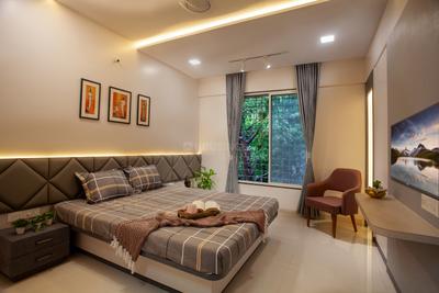 Bedroom Image of 1258 Sq.ft 3 BHK Apartment / Flat for sale in Bramhacorp August Towers, Wadgaon Sheri Pune for Rs. 13810000