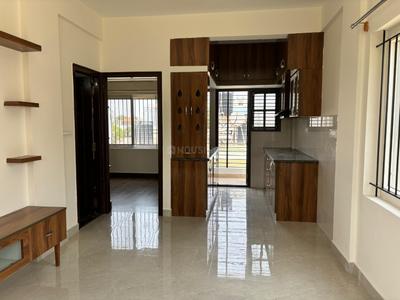 Hall Image of 541 Sq.ft 1 BHK Apartment / Flat for rent in Murugeshpalya Bengaluru for Rs. 32000