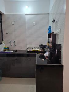 Kitchen Image of 625 Sq.ft 1 BHK Apartment / Flat for rent in Oxy Beaumonde, Viman Nagar Pune for Rs. 30000