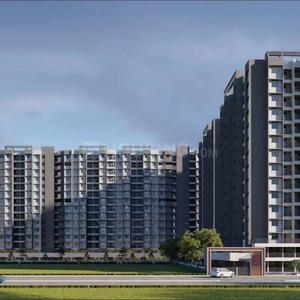 Image of 712 Sq.ft 2 BHK Apartment / Flat for sale in DML Hexa Towers Wing D, Dudulgaon, Pune for Rs. 4900000