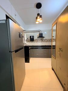 Kitchen Image of 630 Sq.ft 1 BHK Apartment / Flat for rent in Yashada Splendid County Phase II, Lohegaon Pune for Rs. 22000