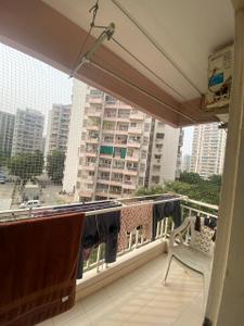 Balcony Image of 600 Sq.ft 1 BHK Apartment / Flat for rent in Adani Pratham Phase 2, Vaishno Devi Circle Ahmedabad for Rs. 21000