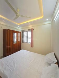 Bedroom Image of 625 Sq.ft 1 BHK Builder Floor for rent in S.G. Palya Bengaluru for Rs. 24999