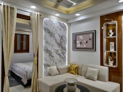 Living Room Image of 571 Sq.ft 2 BHK Apartment / Flat for rent in Dwarka Mor New Delhi for Rs. 24000
