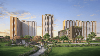Image of 1033 Sq.ft 3 BHK Apartment / Flat for sale in Siruseri, Chennai for Rs. 7300000