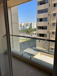 Balcony Image of 1360 Sq.ft 3 BHK Apartment / Flat for sale in Shree Red Coral Hamptons, New Gotri Vadodara for Rs. 7500000