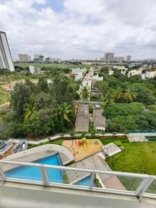 Balcony Image of 1600 Sq.ft 3 BHK Apartment / Flat for rent in Sipani Pennantia, Hulimavu Bengaluru for Rs. 58000