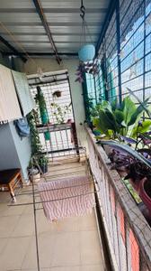 Balcony Image of 550 Sq.ft 1 BHK Apartment / Flat for rent in Triaa Punyavaastu, Charholi Budruk Pune for Rs. 20000