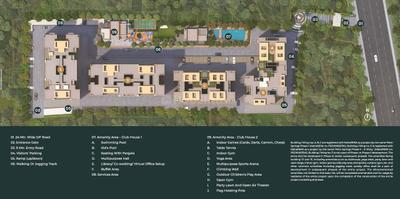 Image of 1100 Sq.ft 2 BHK Apartment / Flat for sale in Palm Springs Ph II D Wing, Wakad, Pune for Rs. 8500000