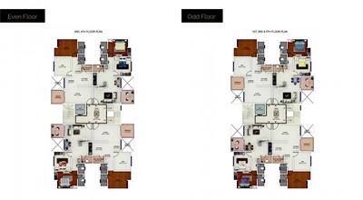 Image of 1365 Sq.ft 3 BHK Apartment / Flat for sale in Nirman Milestone, Ravet, Pune for Rs. 7560000