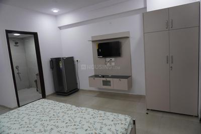 Bedroom Image of 549 Sq.ft 1 BHK Studio for rent in Eternal Manhattan Riviera, Sitapura Jaipur for Rs. 15500