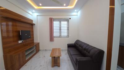 Living Room Image of 645 Sq.ft 1 BHK Apartment / Flat for rent in BTM Layout Bengaluru for Rs. 24996