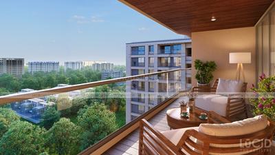 Balcony Image of 1400 Sq.ft 3 BHK Apartment / Flat for sale in Shree Ram Swastika Heights, Bhayli Vadodara for Rs. 6075000