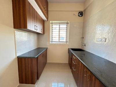 Kitchen Image of 650 Sq.ft 1 BHK Apartment / Flat for rent in New Tippasandra Bengaluru for Rs. 35000