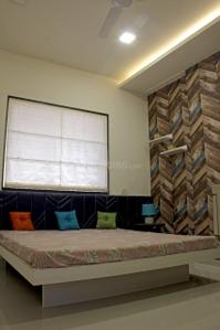 Bedroom Image of 1300 Sq.ft 2 BHK Apartment / Flat for rent in Shivam Prakruti Greens, Bhayli Vadodara for Rs. 25000
