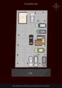 Floor Plan Image of 1378 Sq.ft 3 BHK Apartment / Flat for sale in Besant Nagar Chennai for Rs. 25400100