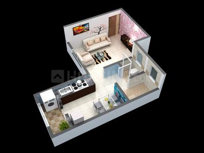 Floor Plan Image of 250 Sq.ft 1 RK Apartment / Flat for sale in Kalyan East Kalyan for Rs. 500000