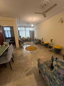 Hall Image of 800 Sq.ft 2 BHK Builder Floor for rent in Gulmohar Park New Delhi for Rs. 42000
