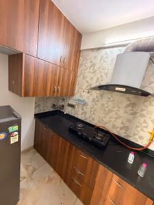 Kitchen Image of 1305 Sq.ft 2 BHK Apartment / Flat for rent in Swagat Queens Land, Sargasan Gandhinagar for Rs. 27000