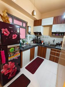Kitchen Image of 1500 Sq.ft 3 BHK Apartment / Flat for sale in Siddha Happyville , Rajarhat Kolkata for Rs. 13000000