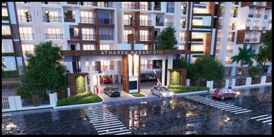 Image of 1204 Sq.ft 2 BHK Apartment / Flat for sale in Athrava Nagari VIII, Besa, Nagpur for Rs. 5500000