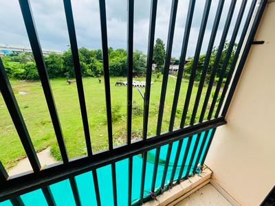 Balcony Image of 1500 Sq.ft 4 BHK Apartment / Flat for rent in Vadsar Vadodara for Rs. 22000