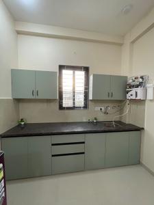 Kitchen Image of 1000 Sq.ft 1 BHK Apartment / Flat for rent in Mahalakshmi Nagar Indore for Rs. 18600