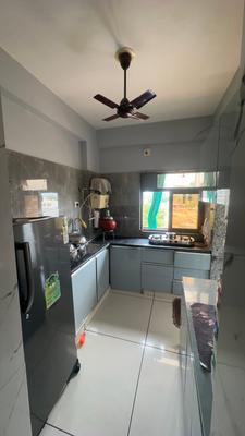 Kitchen Image of 1024 Sq.ft 2 BHK Apartment / Flat for sale in Vavol Gandhinagar for Rs. 5500000