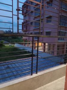 Balcony Image of 1400 Sq.ft 3 BHK Apartment / Flat for rent in Chinar Park Kolkata for Rs. 18000