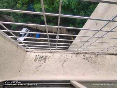 Balcony Image of 650 Sq.ft 1 BHK Apartment / Flat for rent in Chavandai Residency, Kalwa Thane for Rs. 23000