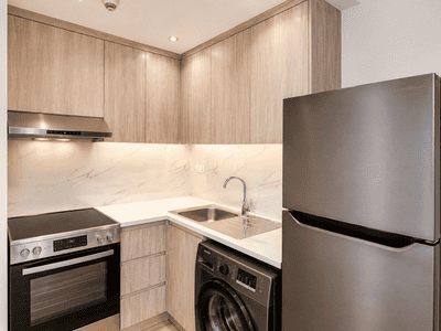Kitchen Image of 355 Sq.ft 1 RK Apartment / Flat for sale in Manchester Tower, Dubai Marina Dubai for Rs. 22647022