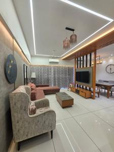 Hall Image of 1600 Sq.ft 3 BHK Apartment / Flat for rent in Darshanam Club Life, Undera Vadodara for Rs. 55000