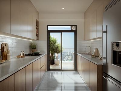 Kitchen Image of 1131 Sq.ft 2 BHK Apartment / Flat for sale in Joyville Vyomora Phase 1, Maan Pune for Rs. 9000000