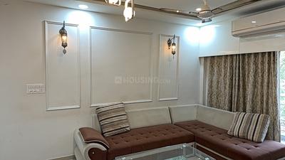 Living Room Image of 1350 Sq.ft 2.5 BHK Apartment / Flat for rent in Adani The Meadows, Shantigram Ahmedabad for Rs. 38000