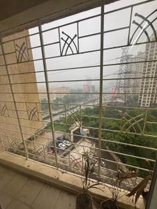 Balcony Image of 550 Sq.ft 1 BHK Apartment / Flat for rent in Arihant Aarohi, Shilgaon Thane for Rs. 16000