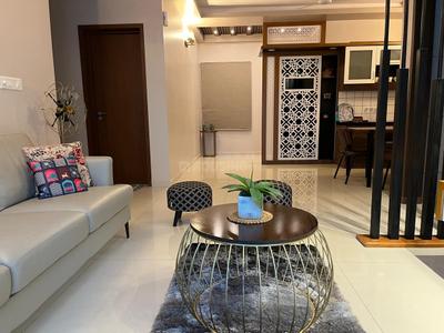 Hall Image of 1900 Sq.ft 3 BHK Apartment / Flat for rent in L And T Raintree Boulevard, Sahakara Nagar Bengaluru for Rs. 85000
