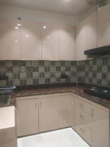 Kitchen Image of 1000 Sq.ft 2 BHK Builder Floor for rent in Lajpat Nagar New Delhi for Rs. 56000
