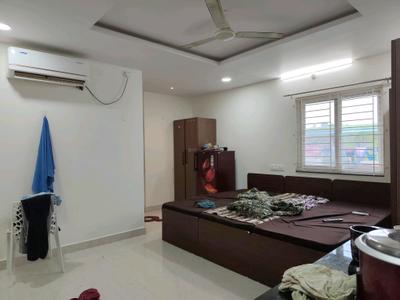 Bedroom Image of 720 Sq.ft 1 RK Apartment / Flat for rent in Kondapur Hyderabad for Rs. 18000