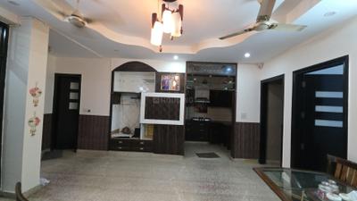 Living Room Image of 1350 Sq.ft 3 BHK Builder Floor for rent in Pitampura New Delhi for Rs. 66000