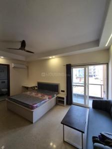 Bedroom Image of 900 Sq.ft 1 RK Builder Floor for rent in Sector 52 Gurgaon for Rs. 30500
