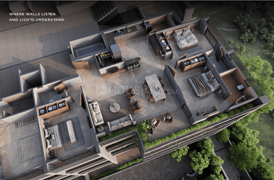 Image of 2655 Sq.ft 3 BHK Apartment / Flat for sale in Vishakha Seleqt, Gota, Ahmedabad for Rs. 13900000